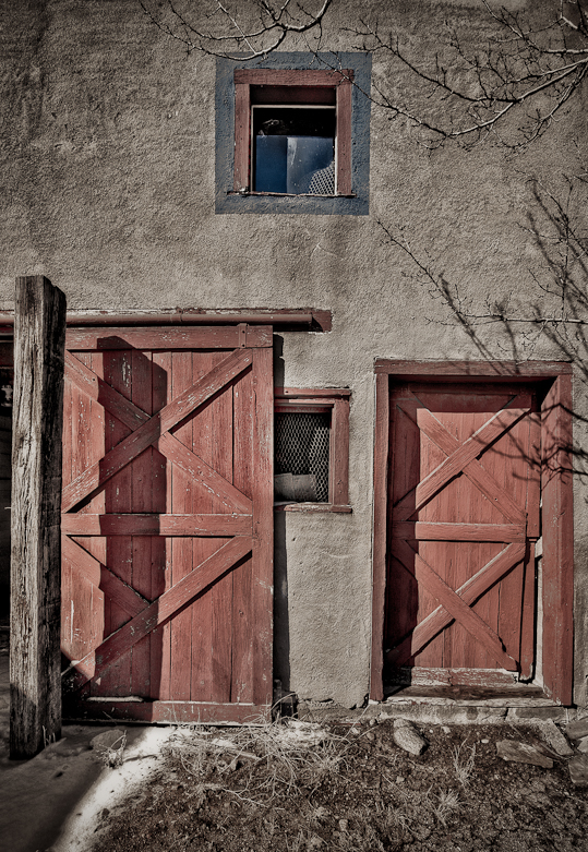 Barn Door, Santa Fe County, NM