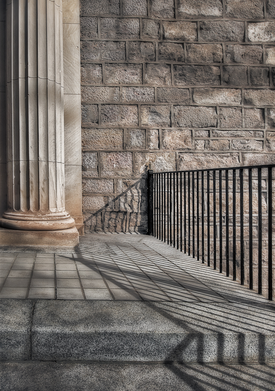 The Courthouse Steps, the Federal Courthouse, Santa Fe, NM