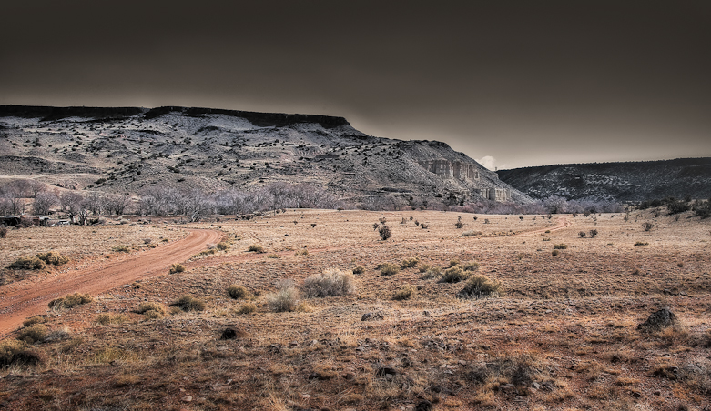 The Road into La Bajada, NM